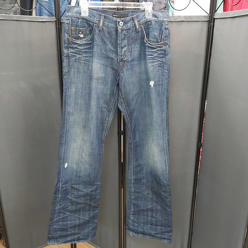 Energie Gold Distressed Men's Jeans - Picture 5 of 12